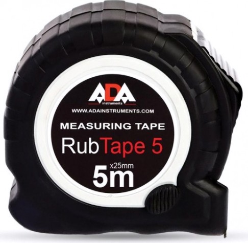 Рулетка ударопрочная ADA RubTape 5 с фиксатором [А00156]