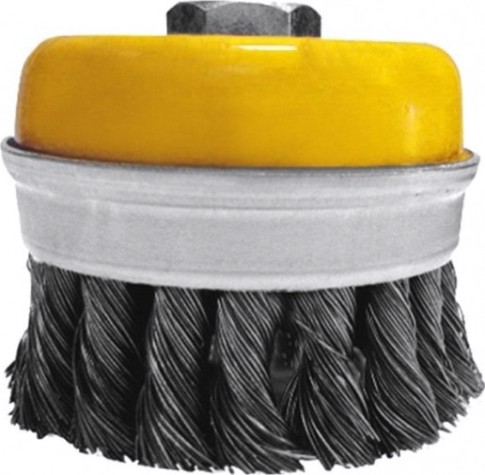 Щетка для УШМ Biber 70 976 чаша витая 100мм [тов-076221]