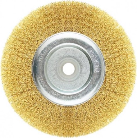 Щетка для УШМ Biber 70 998 дисковая 150мм с переходниками [тов-170434]