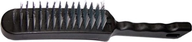 Щетка металлическая Sparta 4 4-рядная с пластмассовой ручкой// [748665]