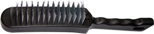 Щетка металлическая Sparta 6 6-рядная с пластмассовой ручкой// [748685]