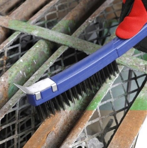 Щетка WORKPRO WP253001 проволочная стальная 3х17