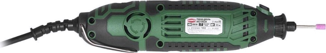 Шлифмашина прямая сетевая Hammer MD190A 3,2мм [216-031]