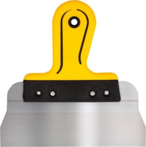 Шпатель Biber 35155 ПРОФИ фасадный нерж.сталь с 2-х комп.рукояткой 200мм [тов-211428]