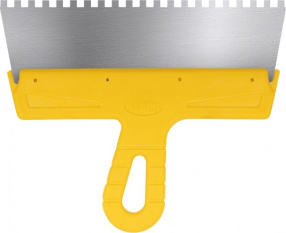 Шпатель Biber 35185 МАСТЕР фасадный 250 мм, зуб 6х6 мм [тов-176012]