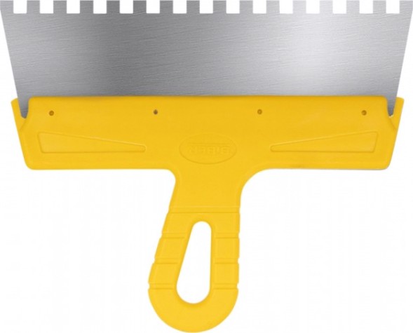 Шпатель Biber 35186 МАСТЕР фасадный 250 мм, зуб 8х8 мм [тов-176013]