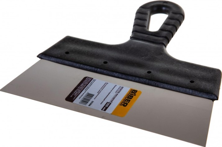 Шпатель Biber 35206 фасадный нерж. сталь, 200мм [Тов-048240]