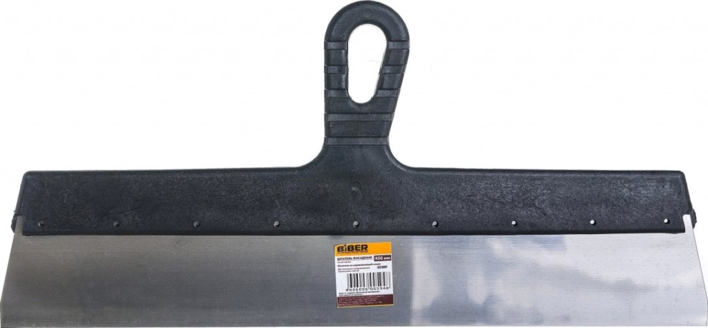 Шпатель Biber 35209 фасадный нерж. сталь, 450мм [Тов-048243]