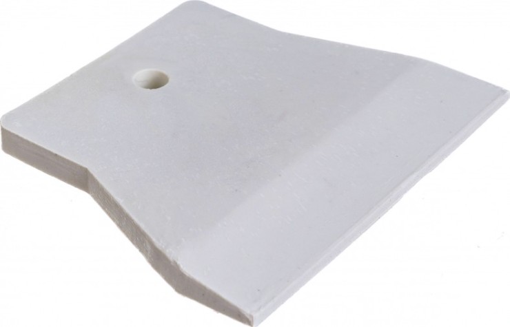 Шпатель Biber 35268 резиновый белый 100мм [Тов-130027]