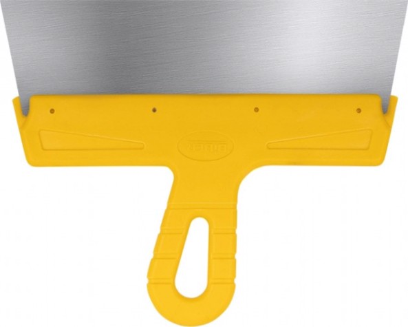 Шпатель Biber МАСТЕР 35177 фасадный нерж. сталь, желтая рукоятка, 250мм [Тов-176004]