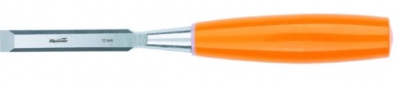 Стамеска Sparta 12 мм плоская, пластиковая рукоятка [244105]