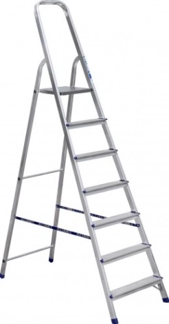 Стремянка алюминиевая АЛЮМЕТ АМ 707 7 ступеней [Ам707]