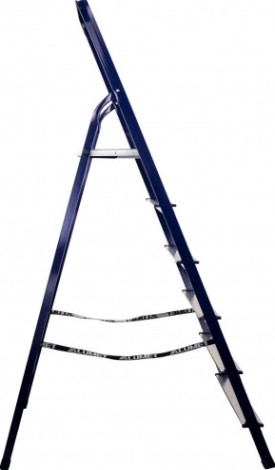 Стремянка стальная АЛЮМЕТ M 8406 6 ступеней профиль 40х20 [М8406]