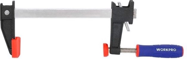 Струбцина F-образная WORKPRO WP232032 450мм быстросъемная для высоких нагрузок