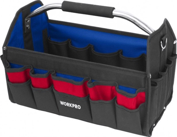 Сумка для инструмента WORKPRO WP281011 открытая со стальной ручкой 16" (400мм)