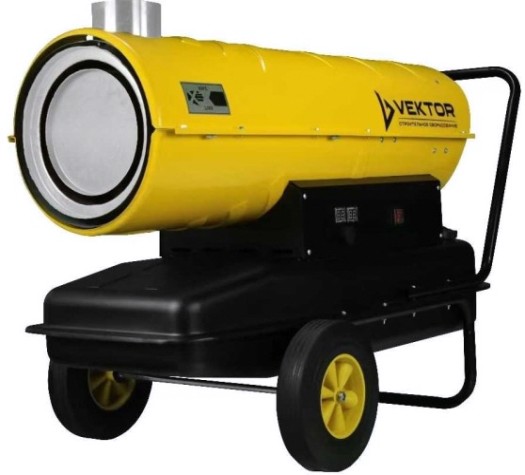 Тепловая пушка на дизтопливе непрямого нагрева VEKTOR NDH-30 [00-00006348]