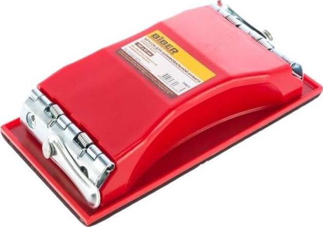 Терка Biber 70851 для шлифовальной бумаги 160х85мм [тов-048253]