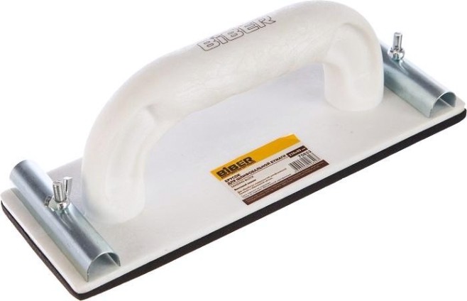 Терка Biber 70853 для шлиф. бумаги с винтовым зажимом 80х230мм [тов-080356]