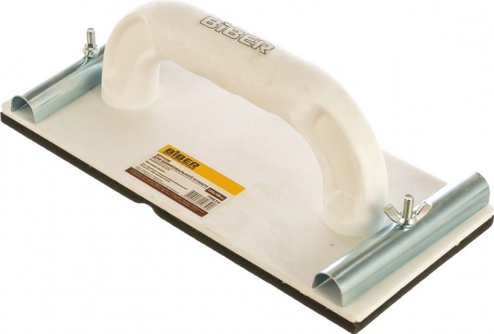 Терка Biber 70854 для шлифовальной бумаги, с винтовым зажимом 100х23 [Тов-080357]