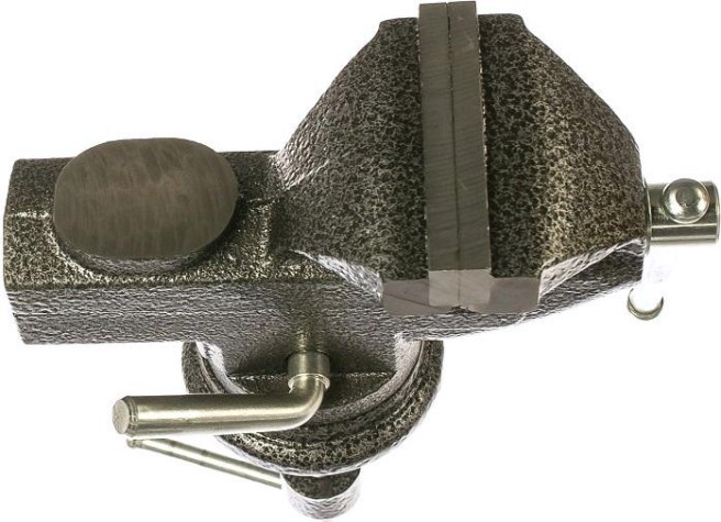 Тиски Biber Профи 85887 настольные, поворотные с наковальней 65мм [тов-125013]