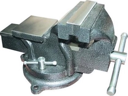 Тиски Biber Профи 85892 слесарные, поворотные 125мм [тов-090576]