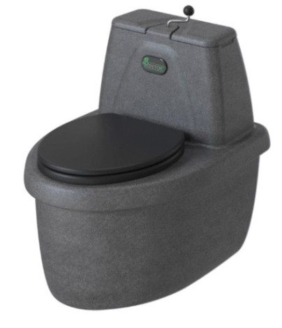 Туалет дачный ЭКОПРОМ Rostok КОМФОРТ [черный гранит]