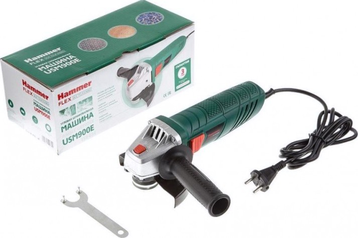 Угловая шлифмашина сетевая Hammer USM900E 125мм [159-034]