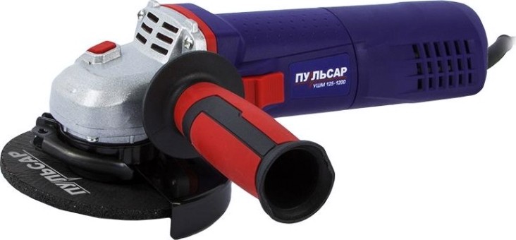 Угловая шлифмашина сетевая ПУЛЬСАР УШМ 125-1200 [792-469]