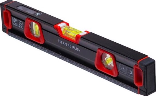 Уровень строительный ADA TITAN 40 PLUS магнитный (противоударный) [А00509]