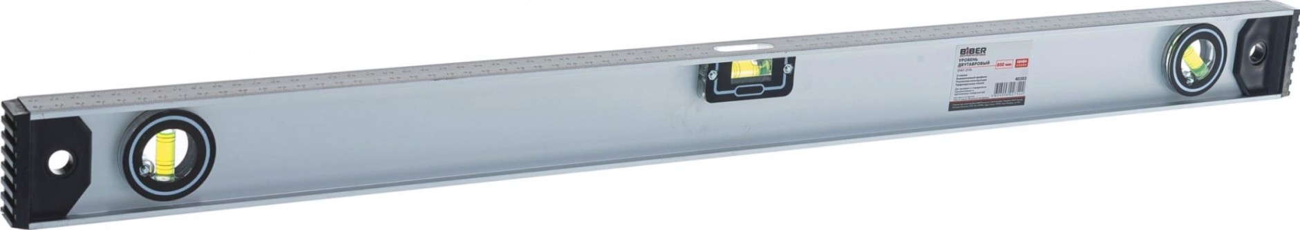 Уровень строительный Biber 40303 Профи двутавровый, ударопрочный 800мм [тов-084724]