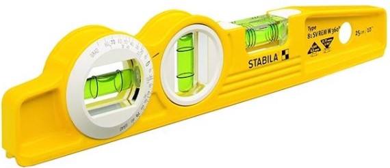 Уровень строительный STABILA тип 81SV REM W360 25 см 16670 [16670]