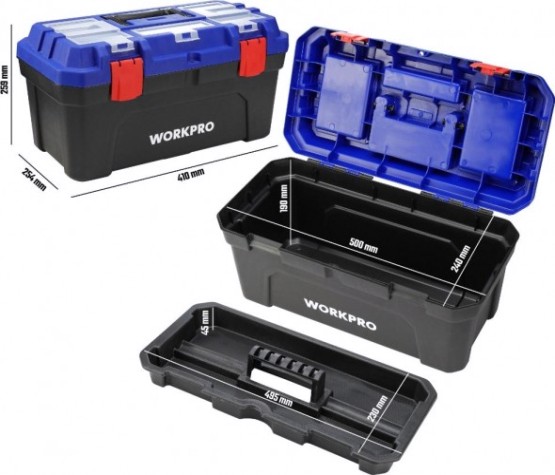 Ящик для инструмента WORKPRO WP283002 20" Ящик для инструмента WORKPRO WP283002 20"