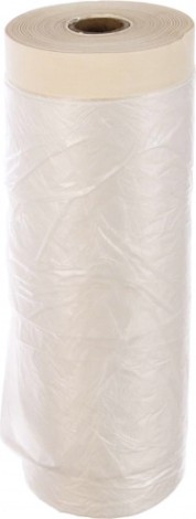 Защитная пленка Biber 31816 с клейкой лентой 1,4х33м [тов-150900]